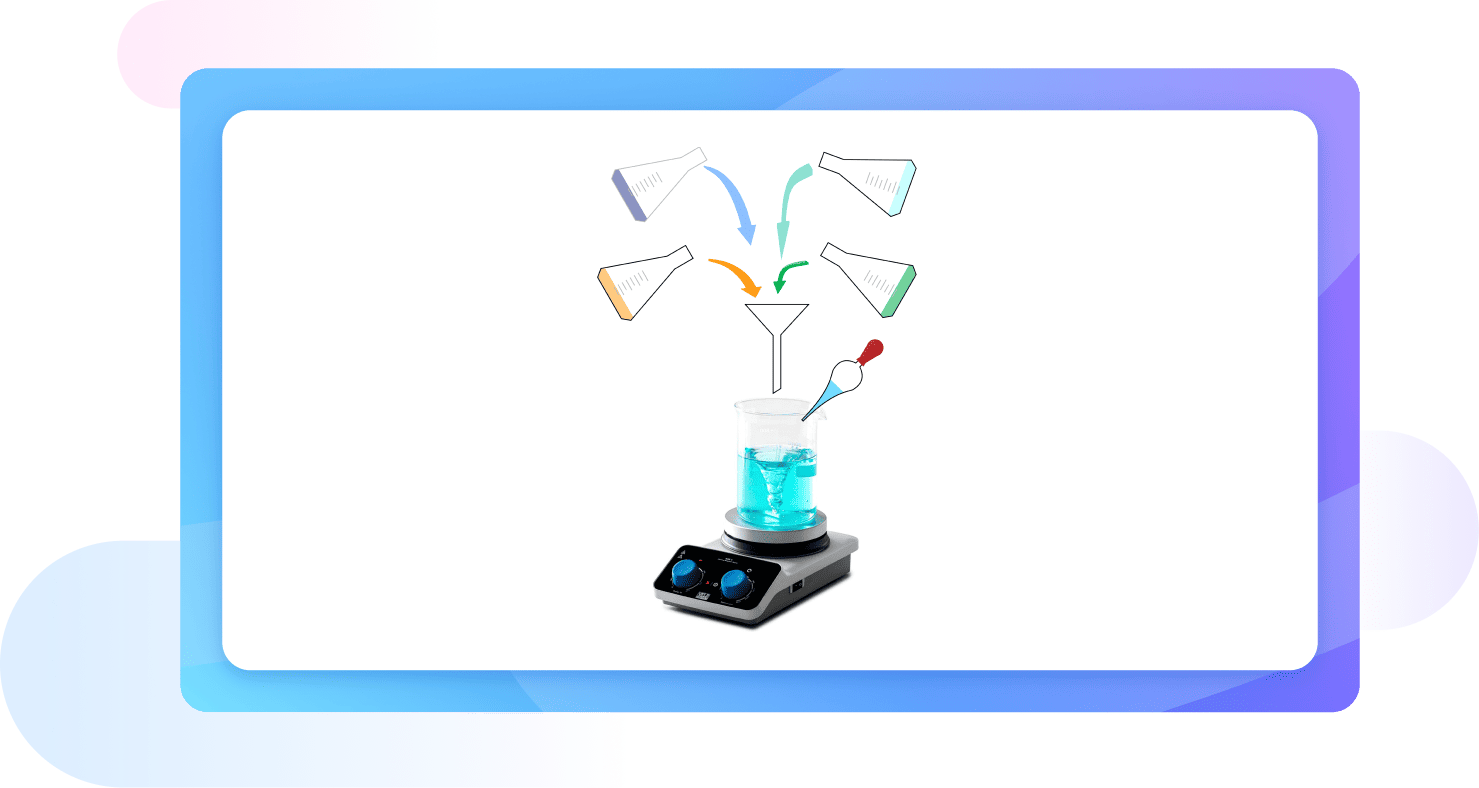chemical diagram banner
