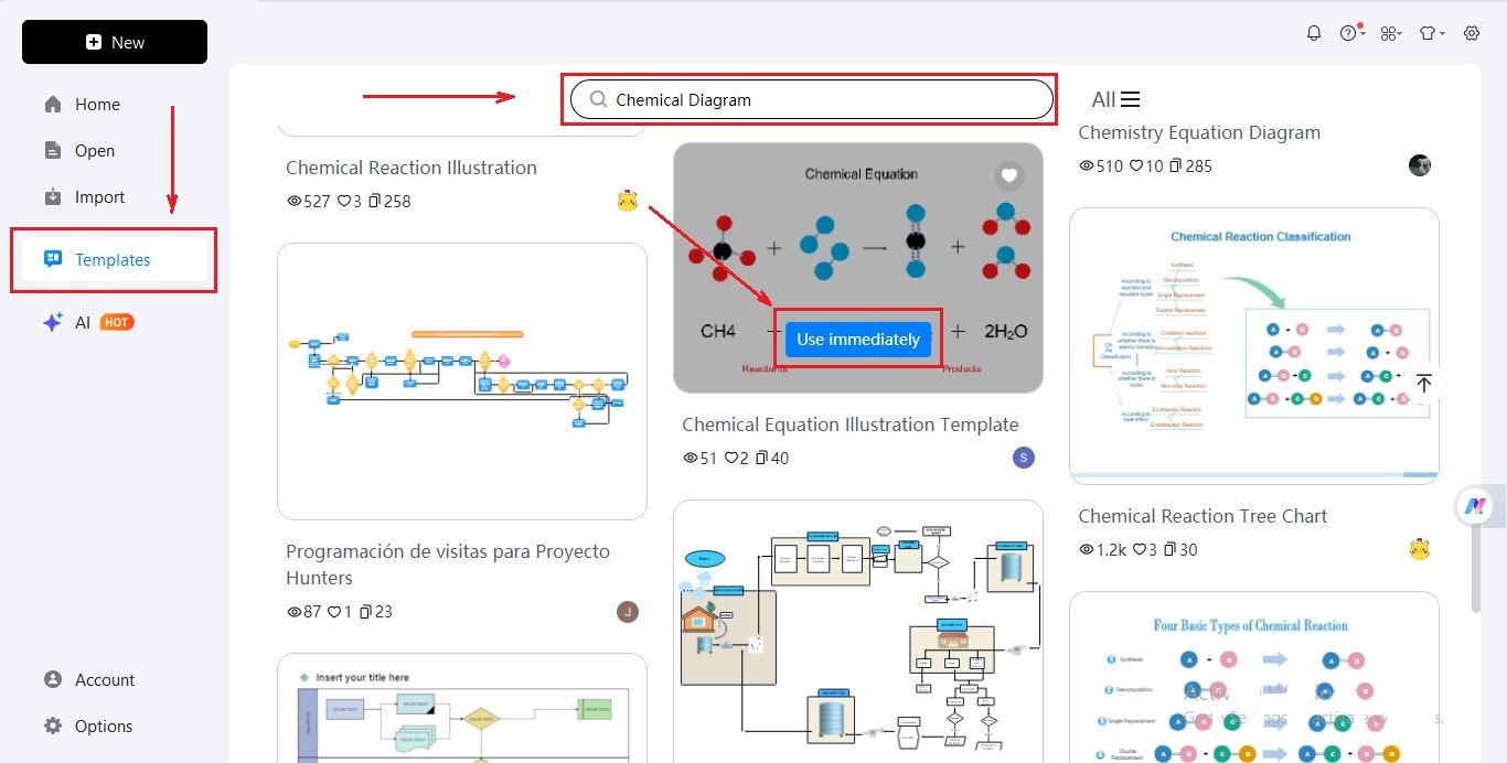 registration and template selection
