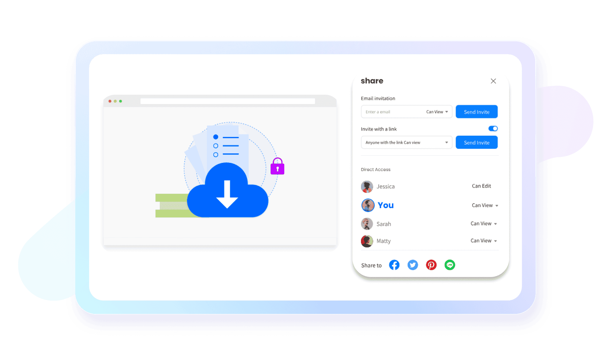 cloud access in EdrawMax