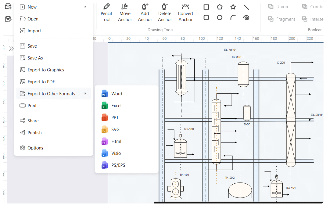 download and present elevation plans