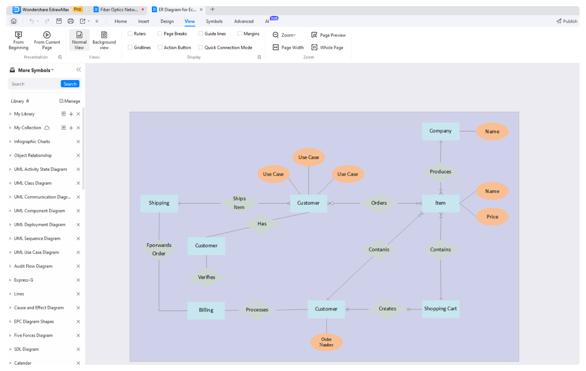 step 2 of making a floor plan: customize diagram