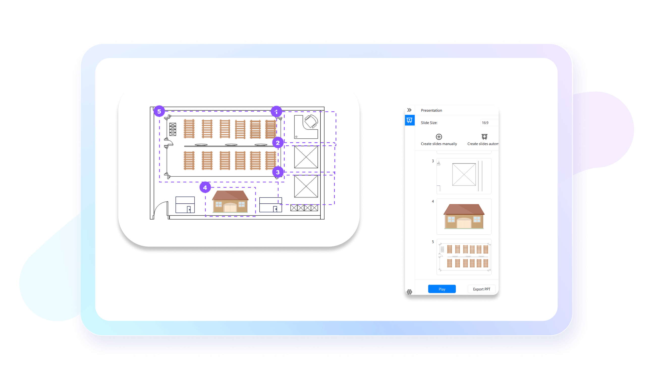 edrawmax presentation mode
