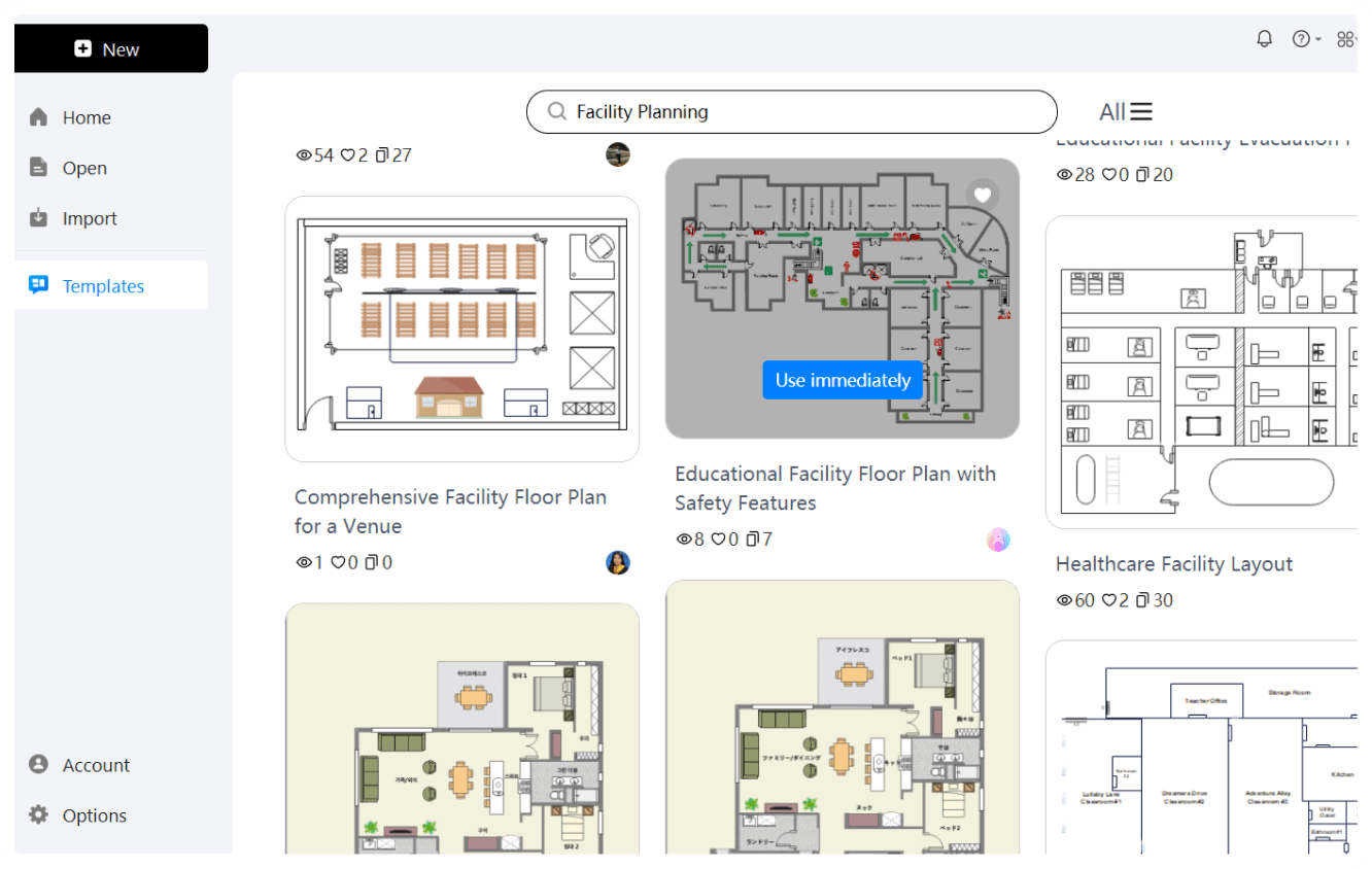 free facility planning templates