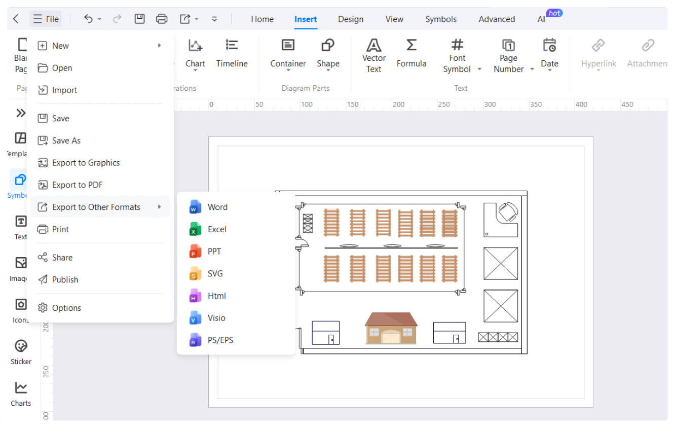 saving, exporting, and sharing