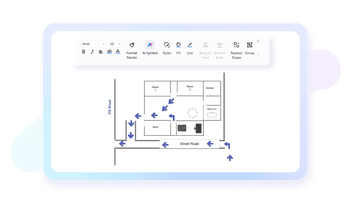 scaling tool in edrawmax