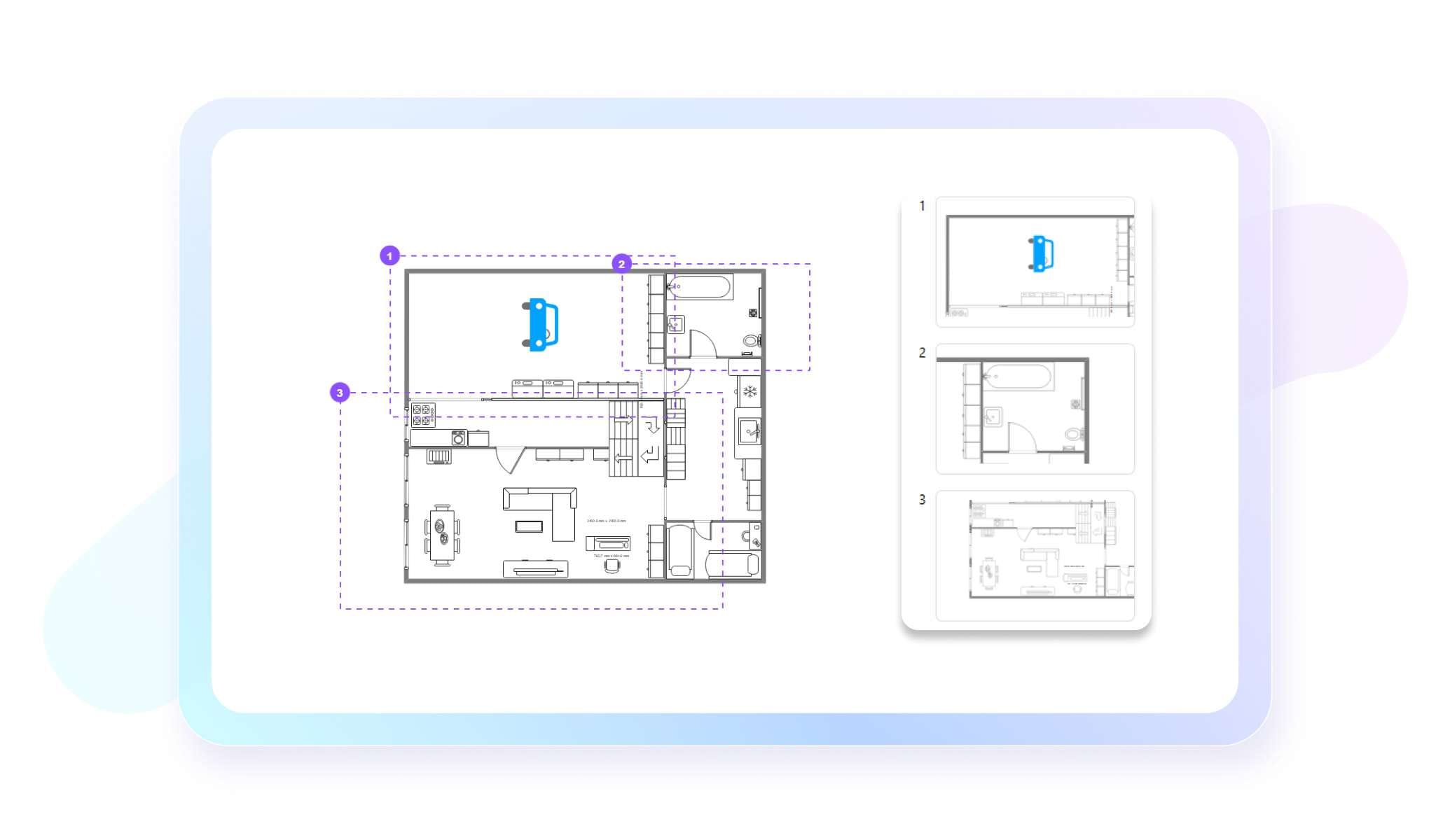 present floor plan with EdrawMax