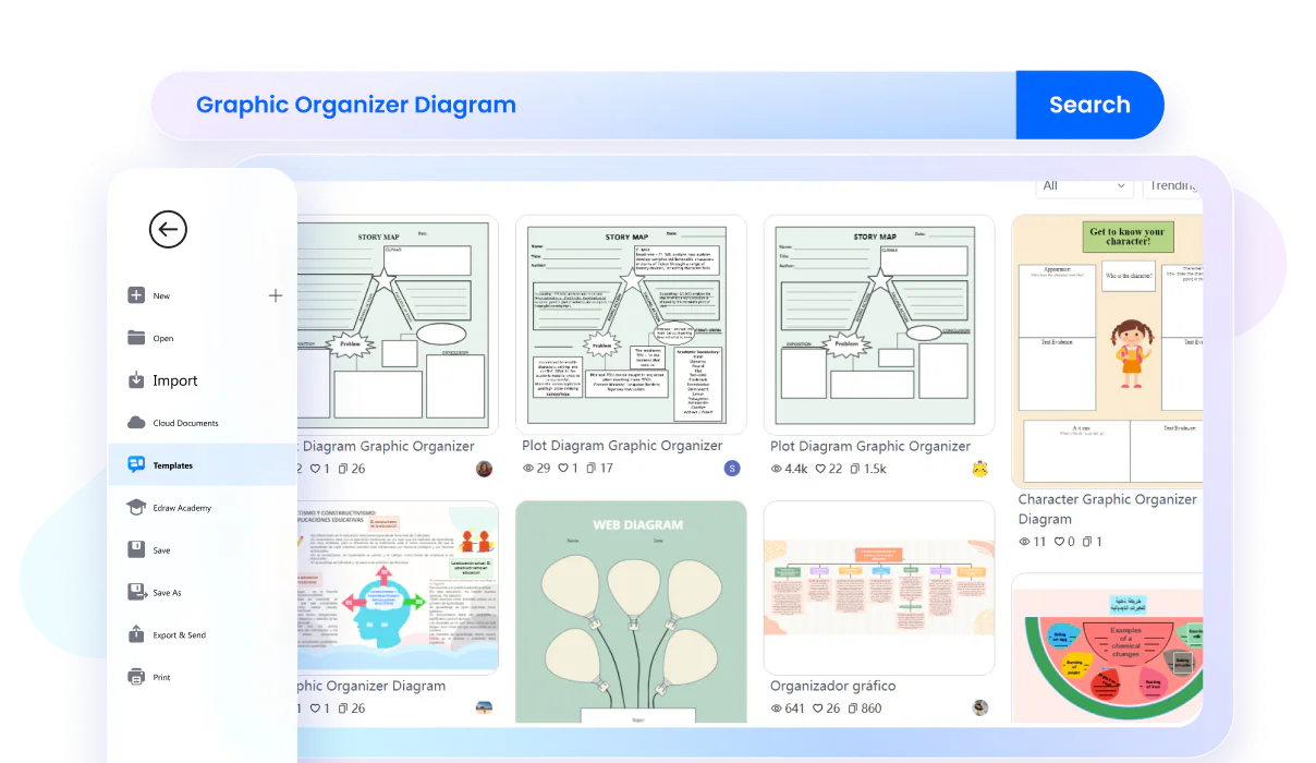 template community edrawmax