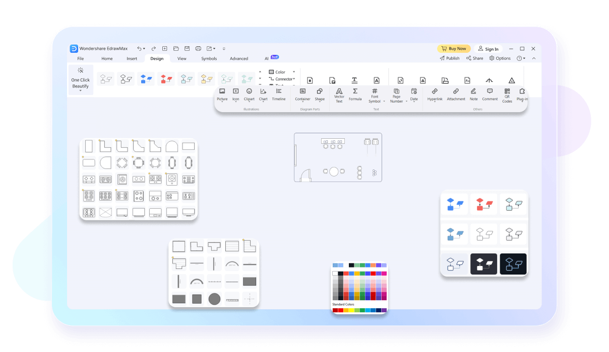 customization options in edrawmax