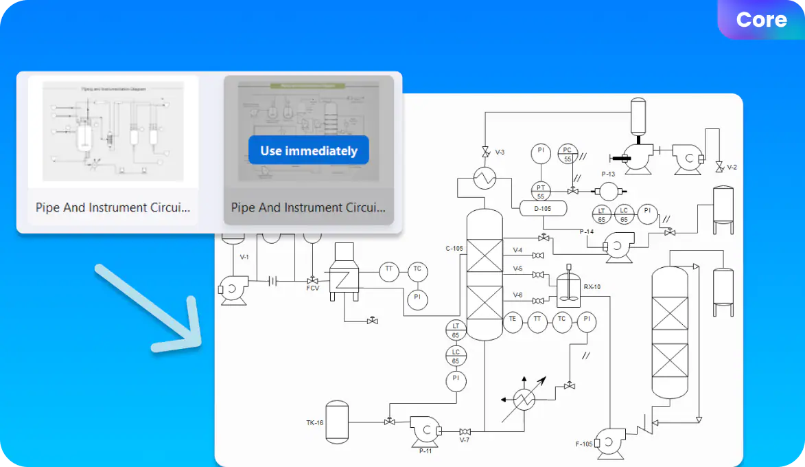 P&ID Diagram - Online Drawing Tool