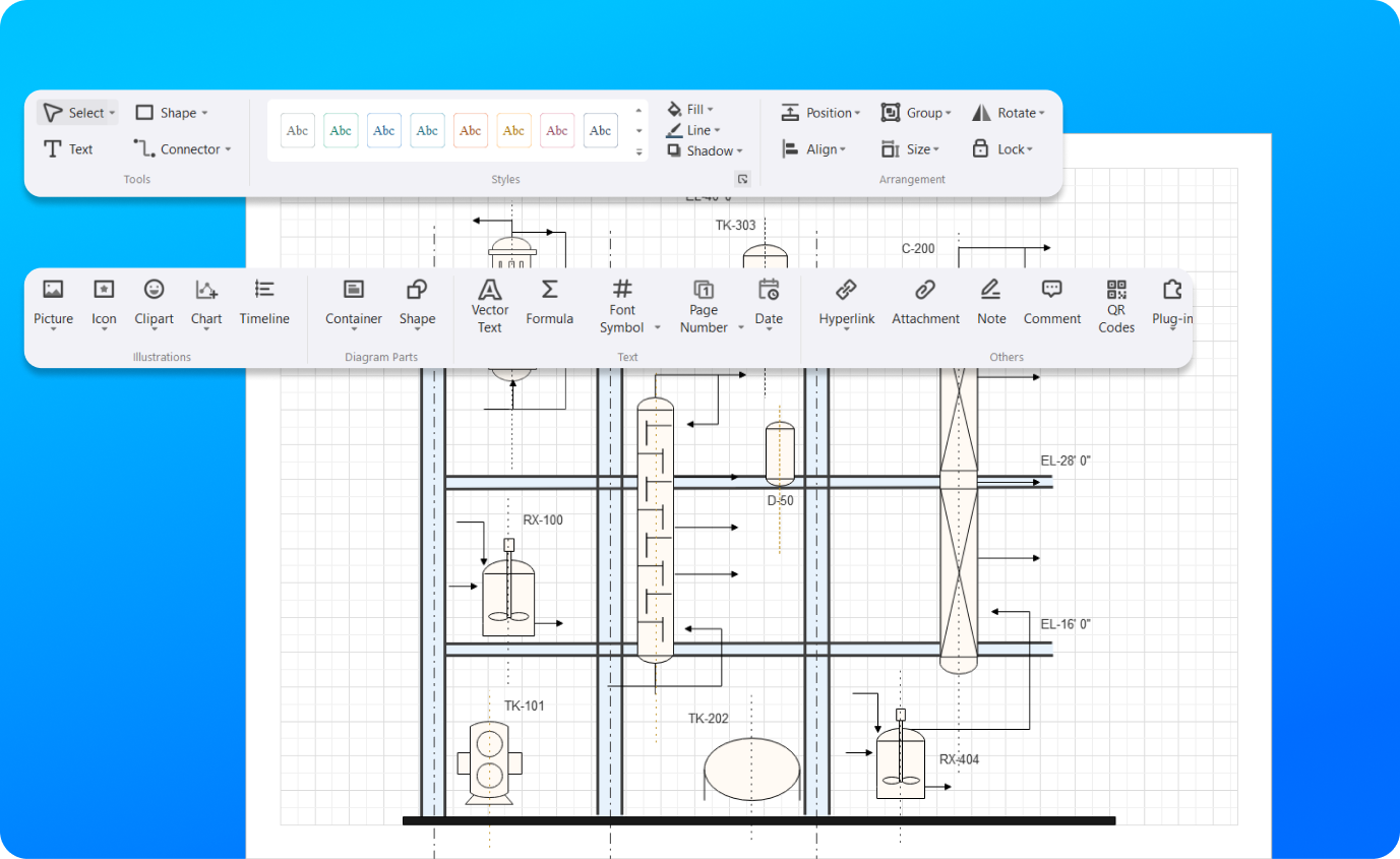 Free Process Flow Diagram Maker with Templates