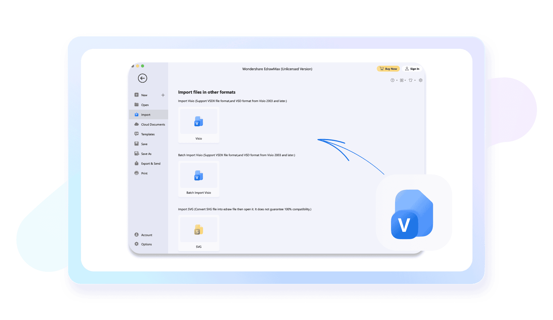edrawmax CAD and Visio integration