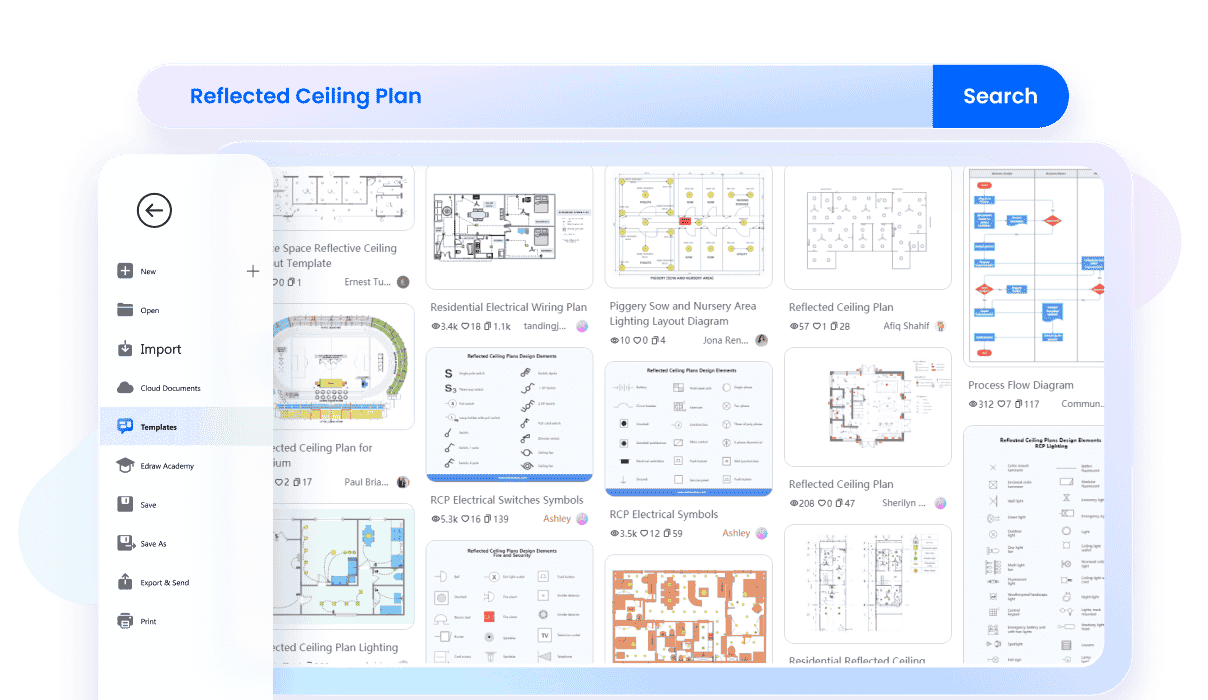 edrawmax templates library 