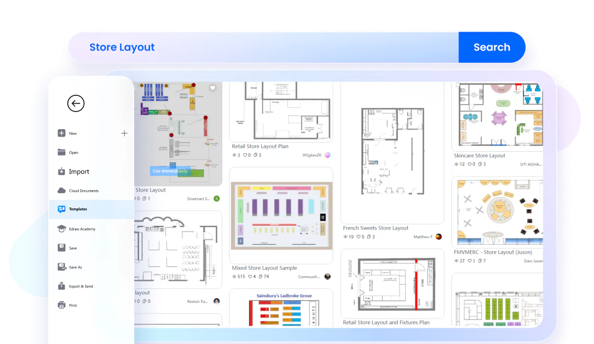 catalogo modelli di edrawmax