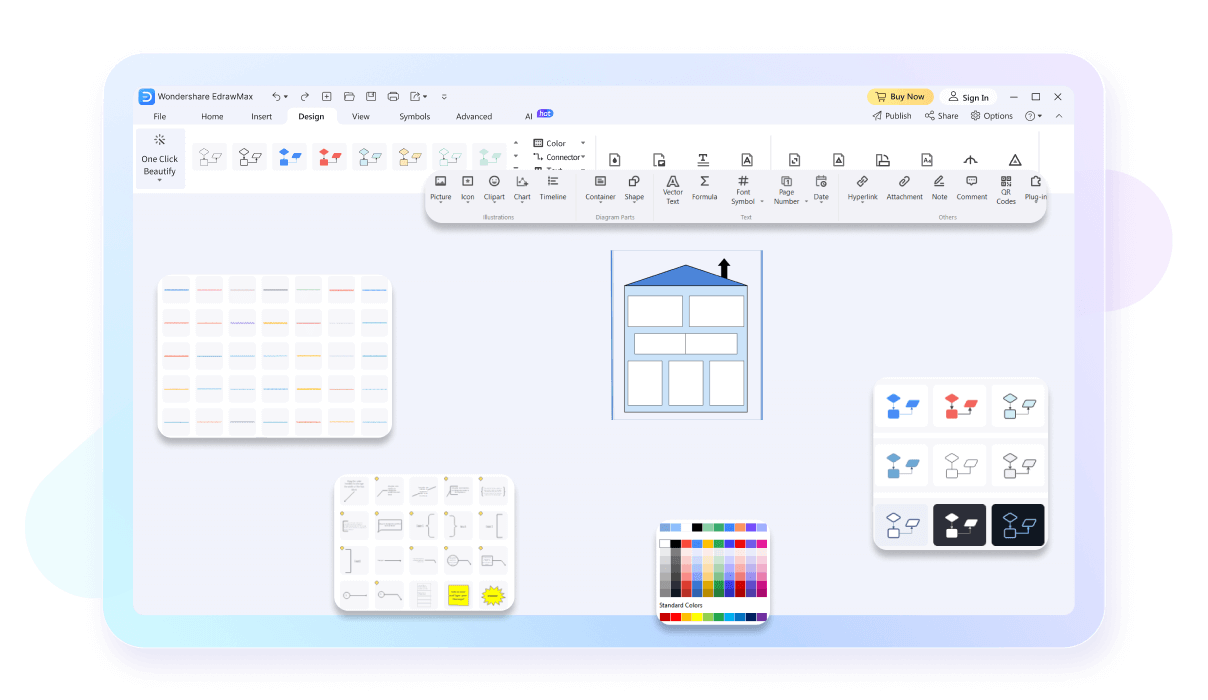 edrawmax customization tools
