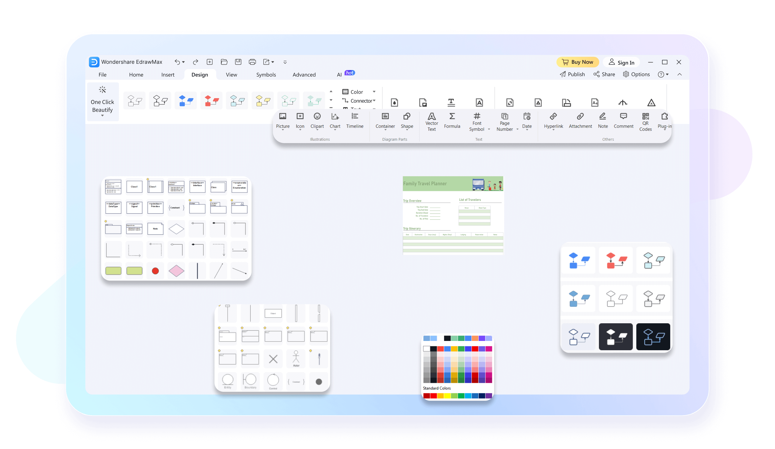 customization options in edrawmax