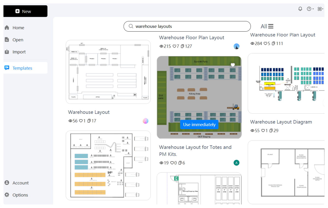 registration and template selection