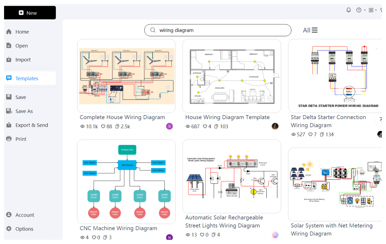 wiring diagram free templates