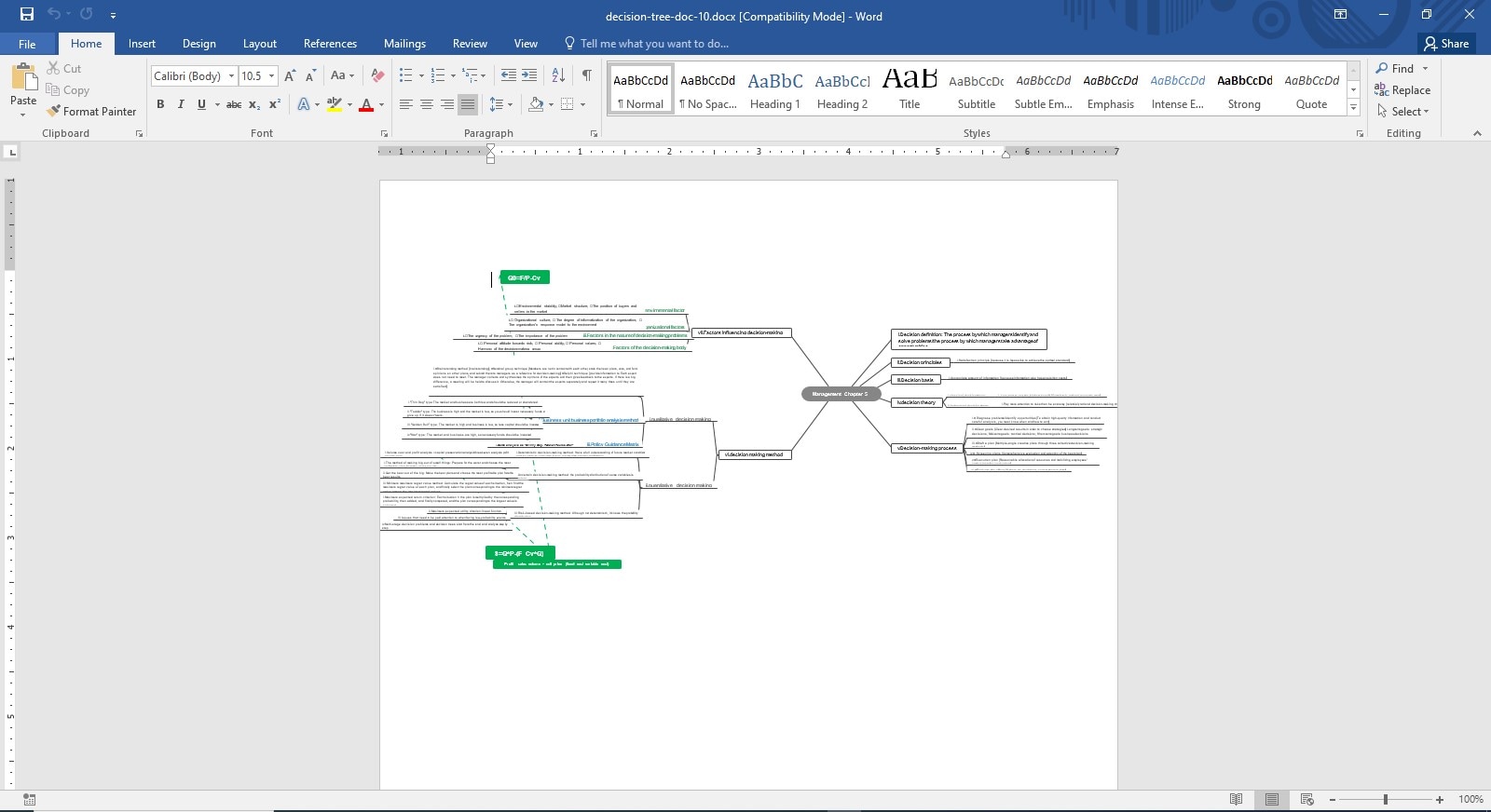 Decision Tree Template 10