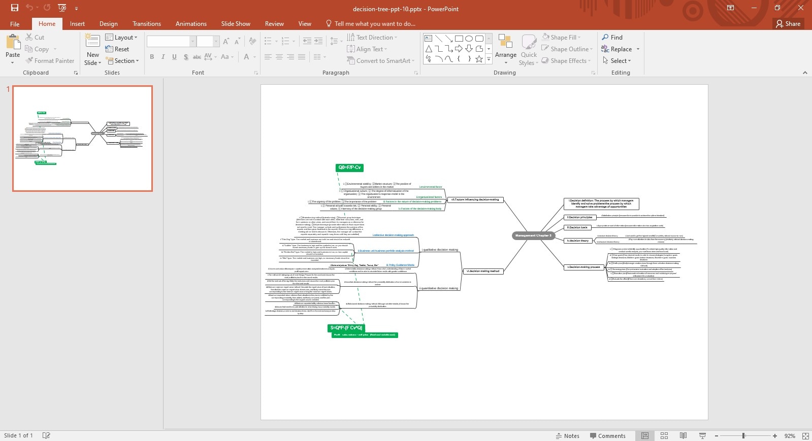 Decision Tree Template 10