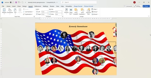 genogram diagram template