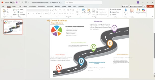 roadmap diagram template