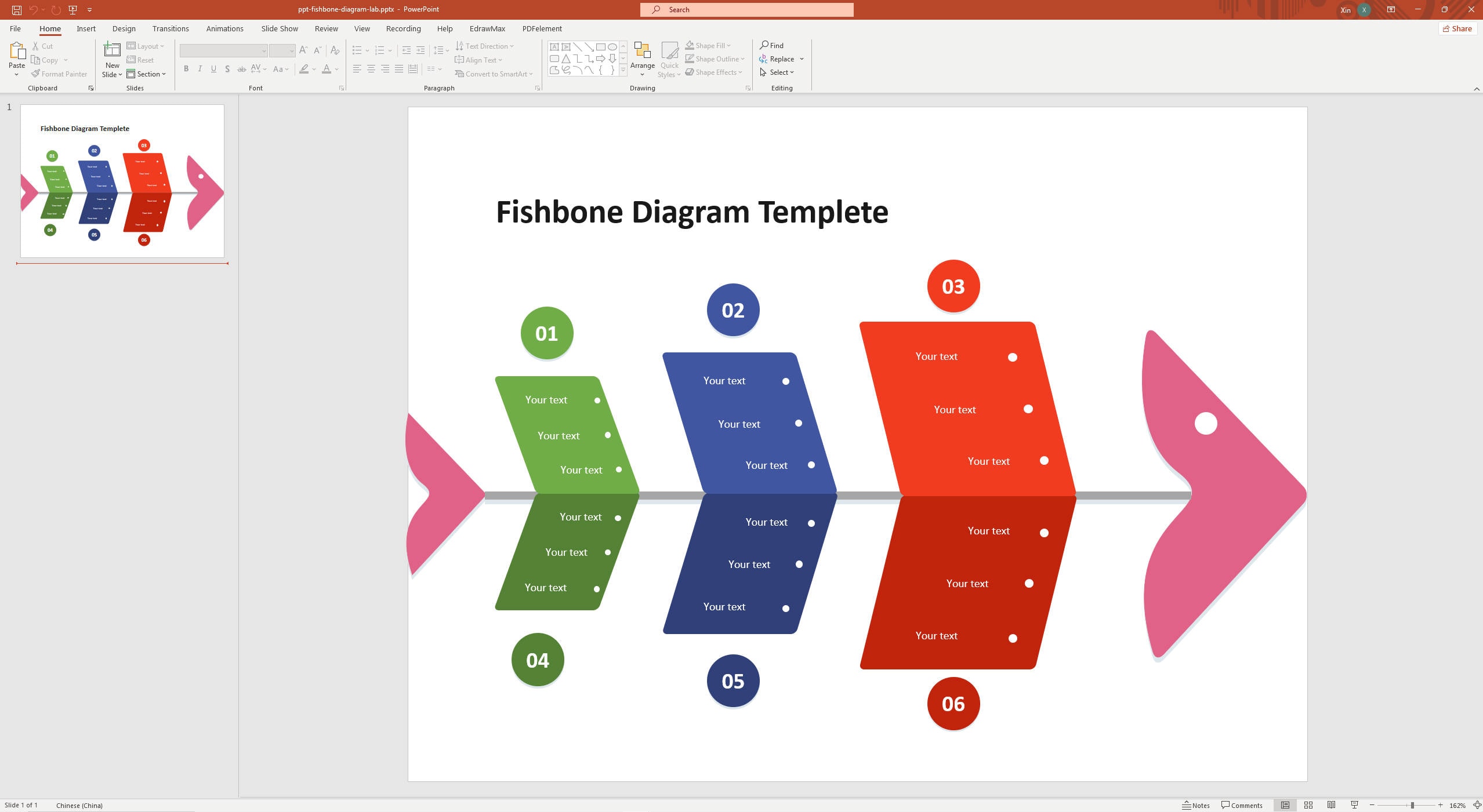 fishbone diagram template