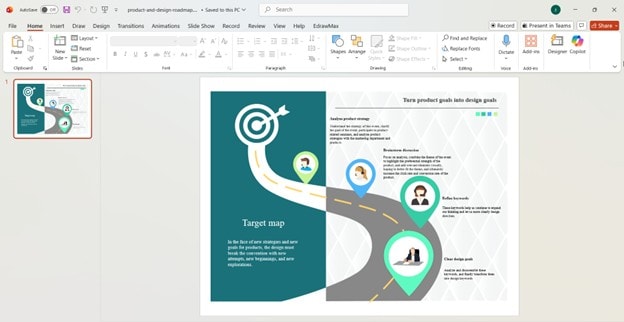roadmap diagram template