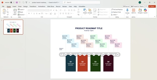 roadmap diagram for powerpoint