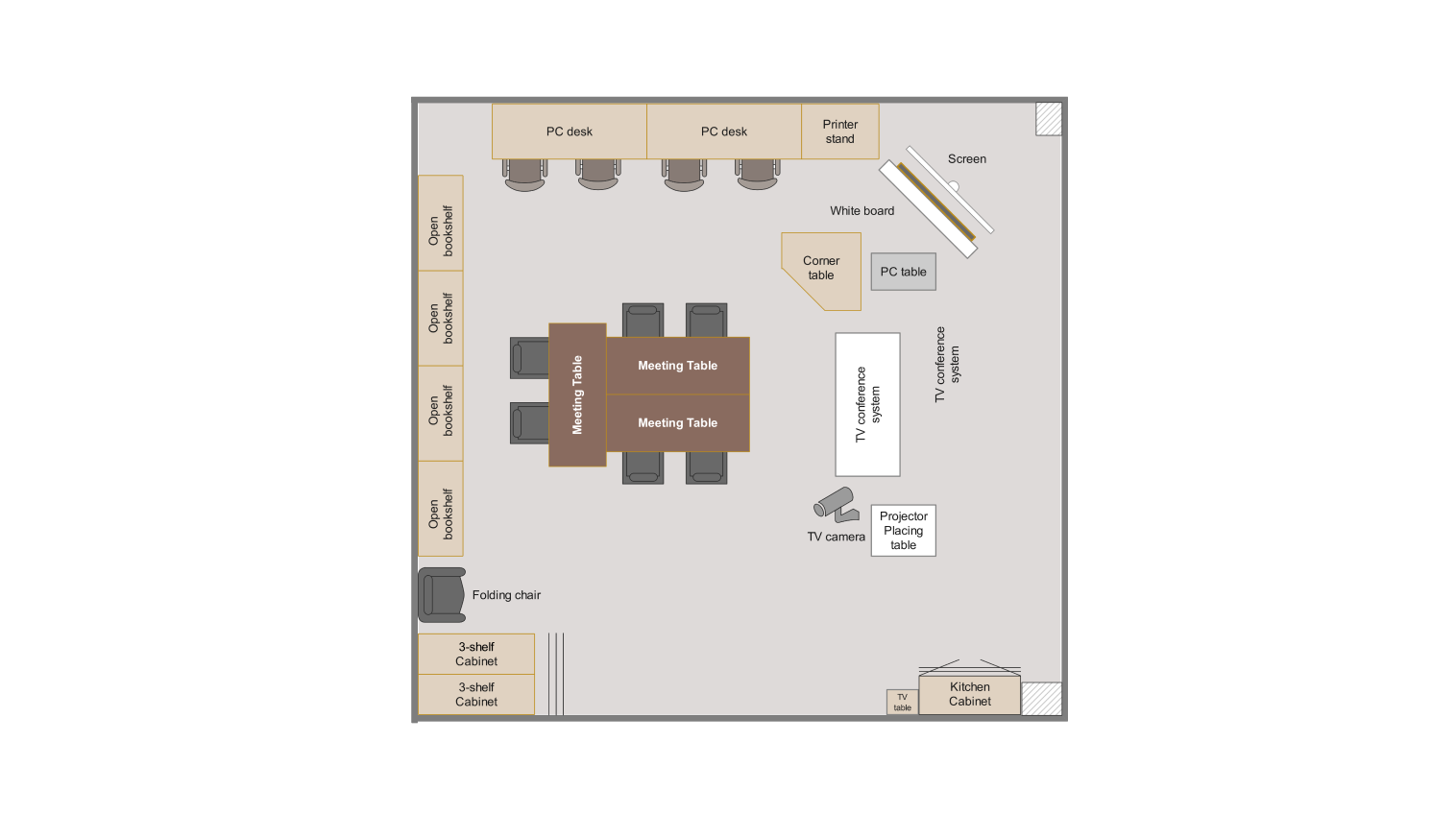 classroom floor plan on edrawmax