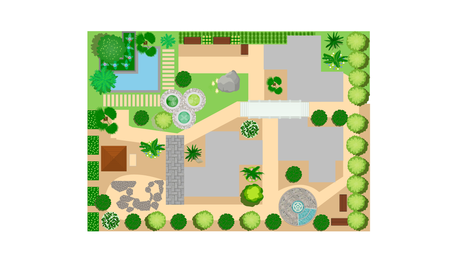 Floor Plan for garden