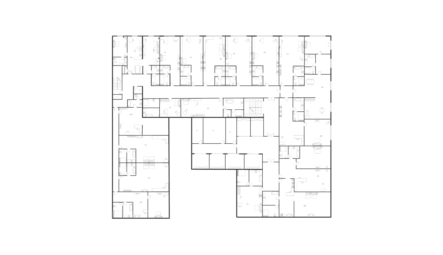 hotel floor plan on Edrawmax
