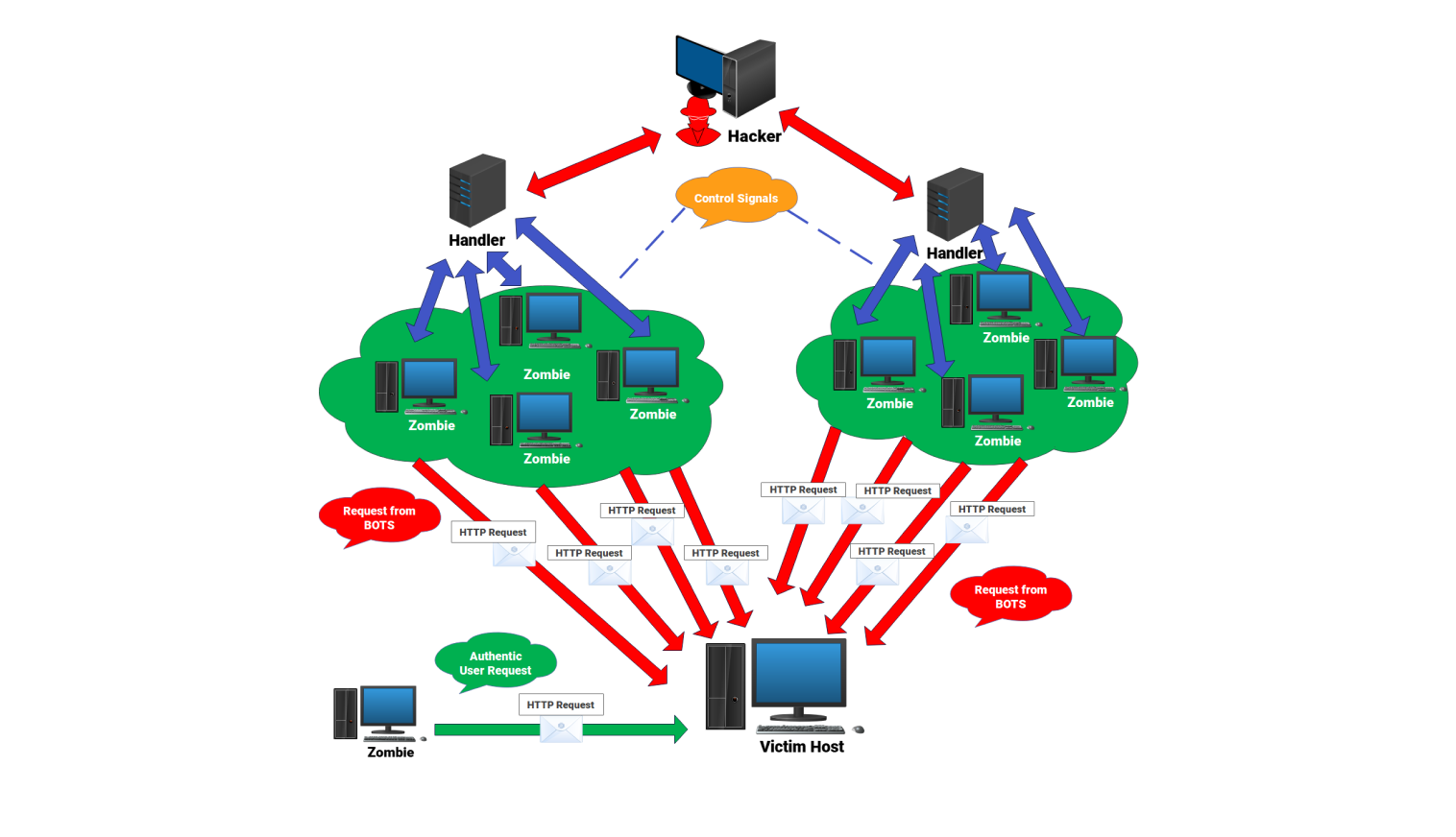 Network Diagram for DDOS