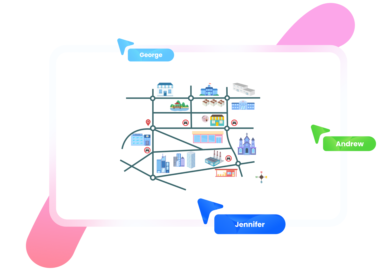 Road maps examples banner