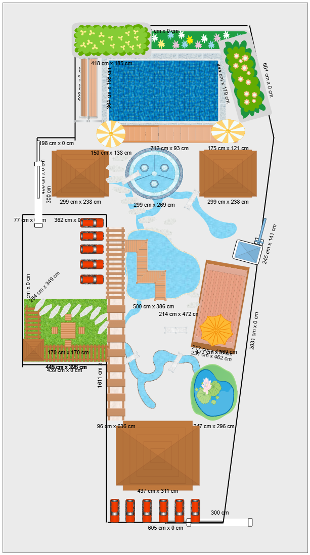 Free Villa Garden Design
