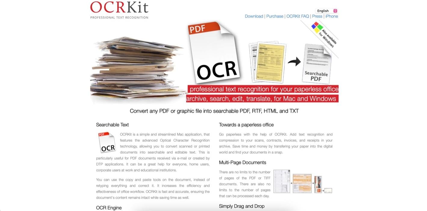 sitio web de ocrkit
