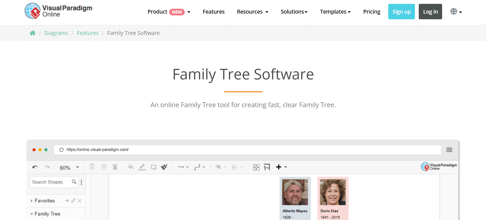 visual-paradigm-creador-de-árboles-familiares