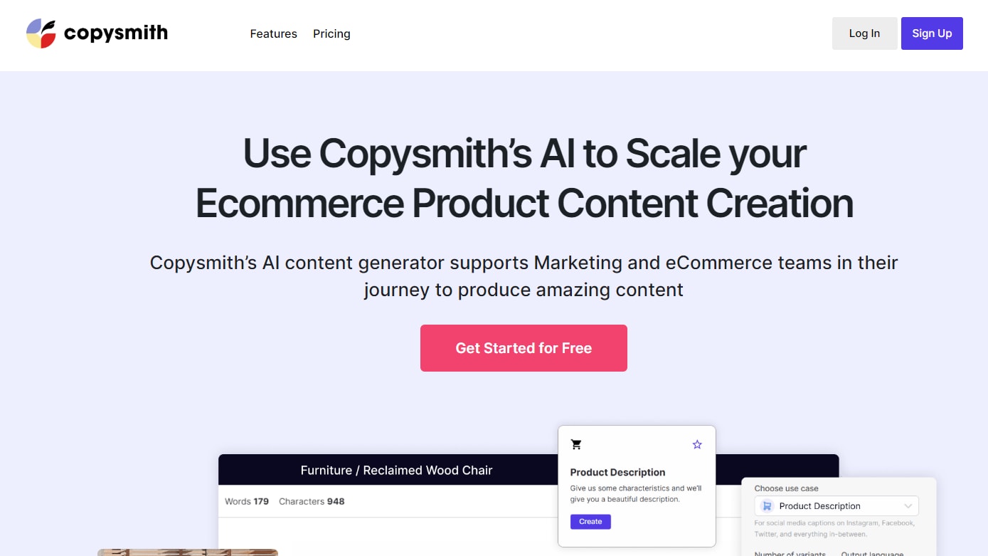 create ai copies with copysmith