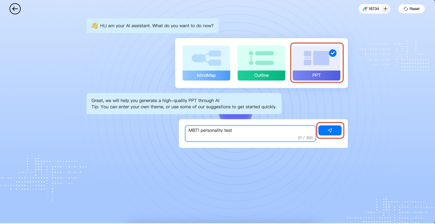 EdrawMind Inspiration Space Prompt