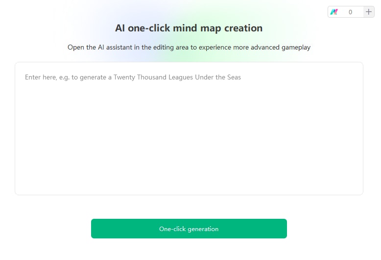 EdrawMind AI Mappatura mentale