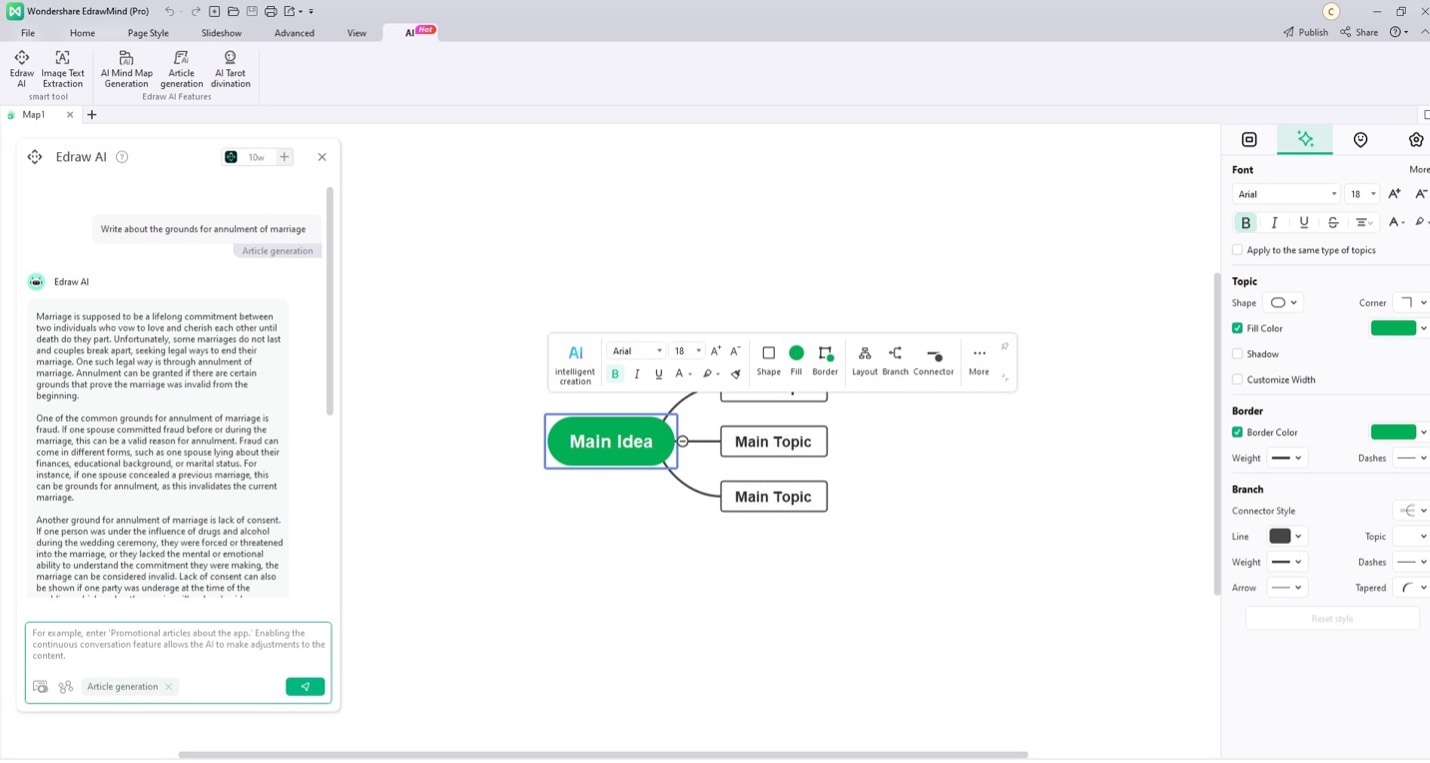 Chatbot de IA de eDraw 