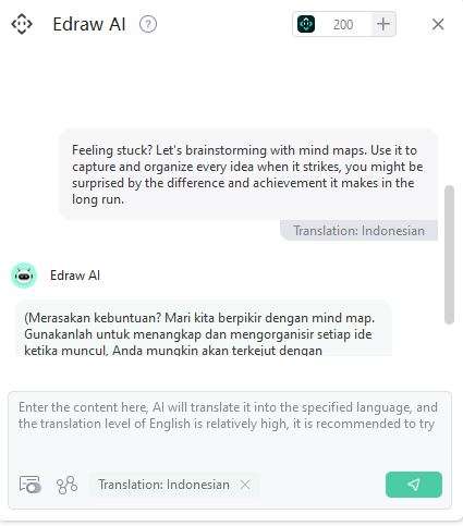 EdrawMind online translator