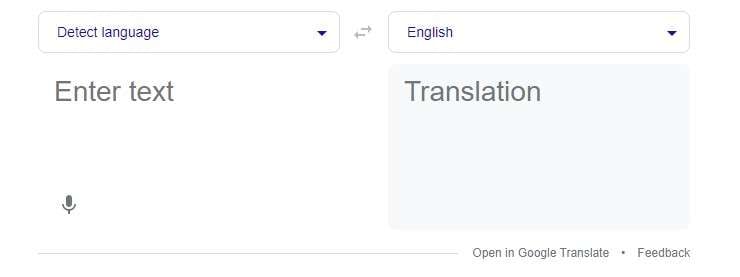 Google Translate online