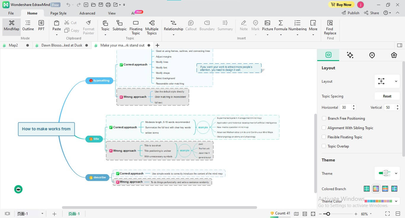 crear mapa mental con edrawmind