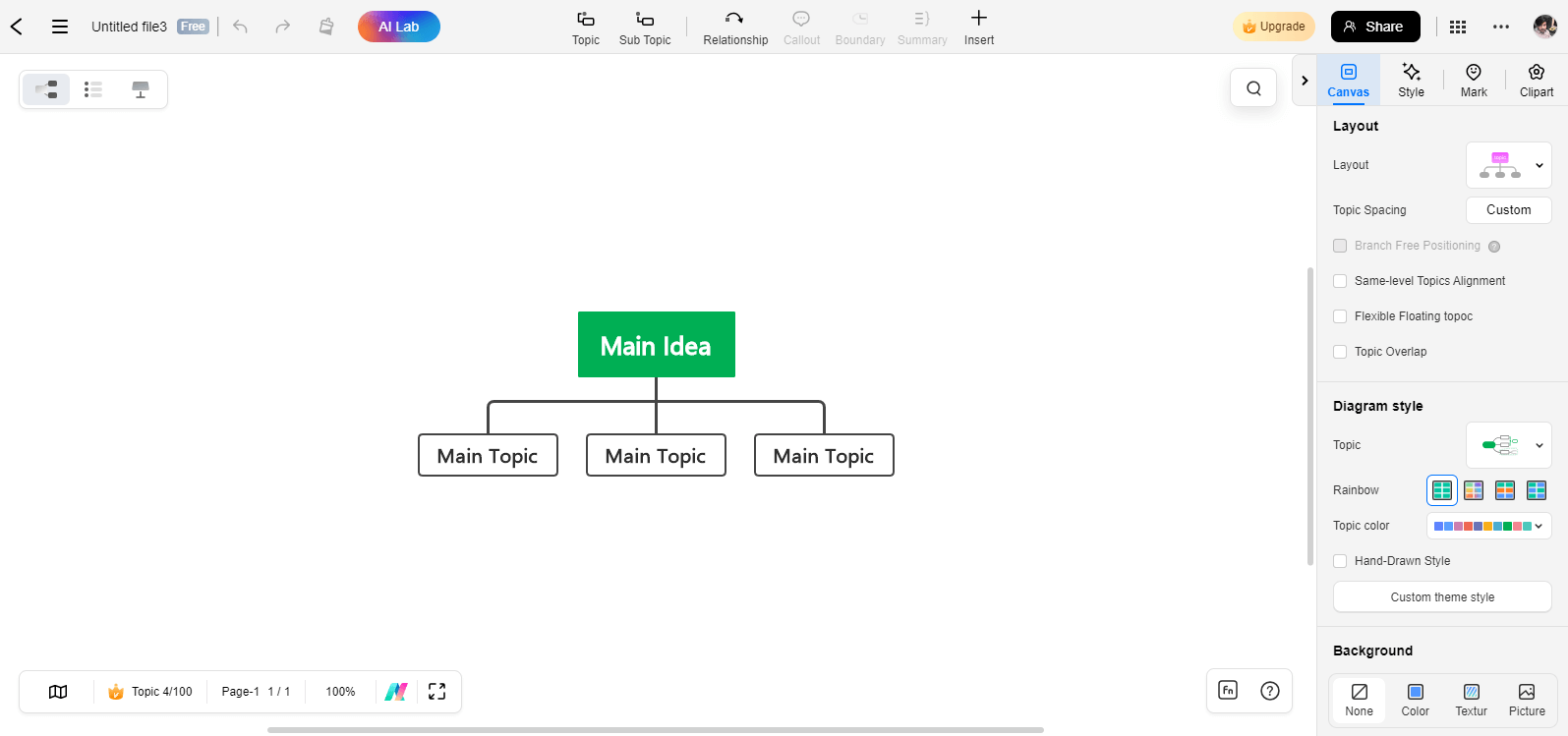 crear un árbol de decisión utilizando edrawmind online