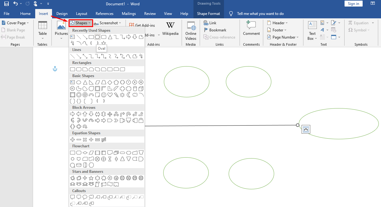 Cómo hacer un diagrama de espina de pescado en Word