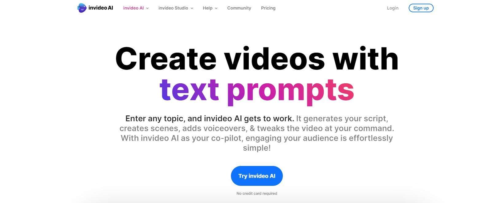 invideo ai video generator