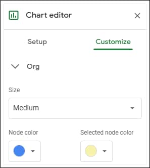 customize your org chart with google sheets
