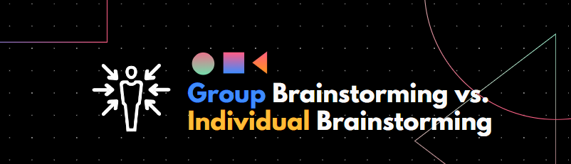 Gruppen-Brainstorming vs. Einzelperson