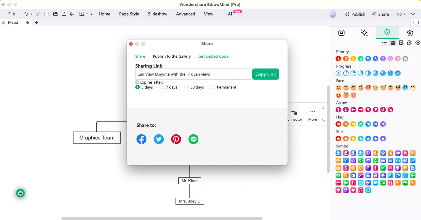 create organizatioan chart