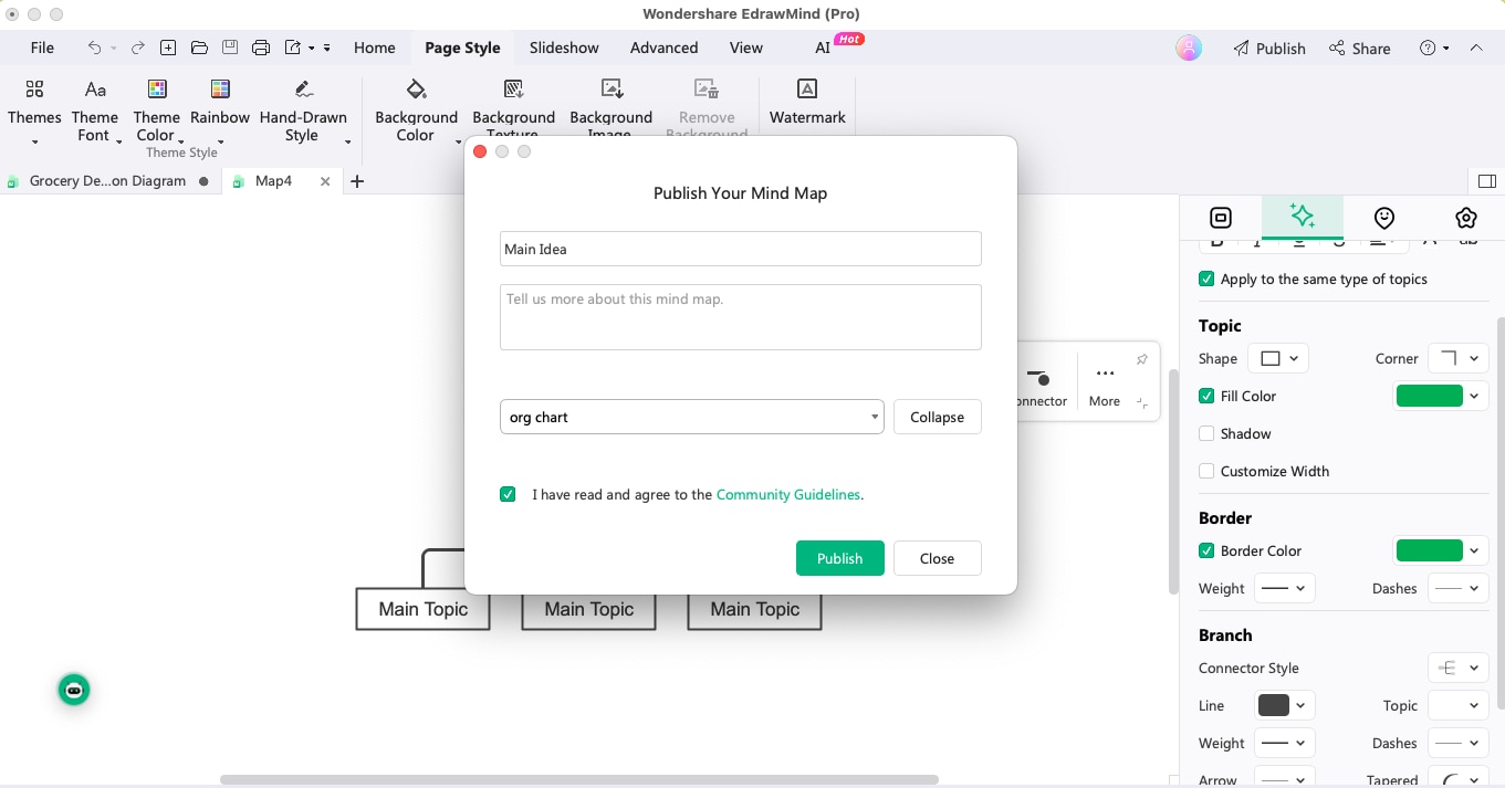 create organizatioan chart